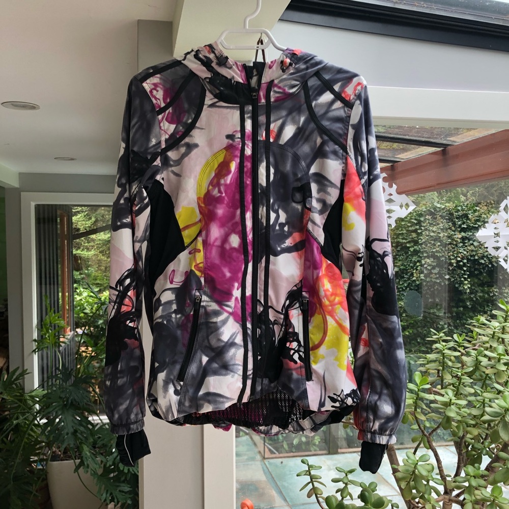 Lululemon water colour jacket